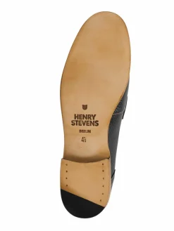 Henry Stevens Slipper<Damen Loafer – Lee PL schwarz uni