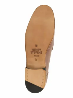 Henry Stevens Slipper<Damen Loafer – Lee PL braun uni