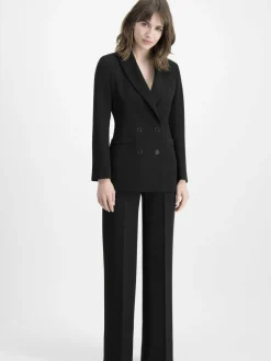 Nicowa Blazer<Damen Longblazer - CORNOVA schwarz uni