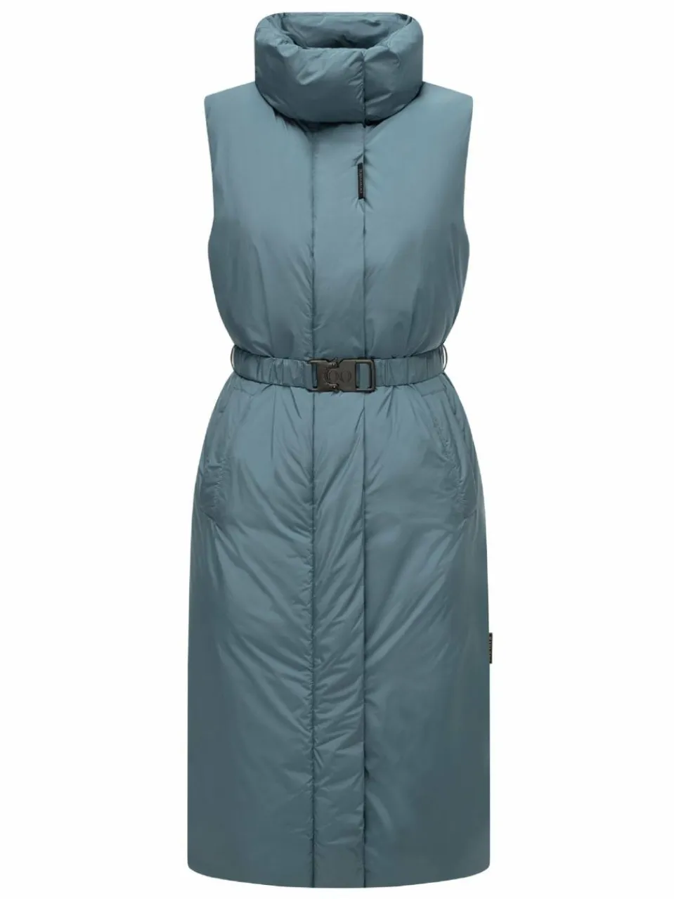 Navahoo Jacken & Westen<Damen Longweste - Abendlied XIV blau uni