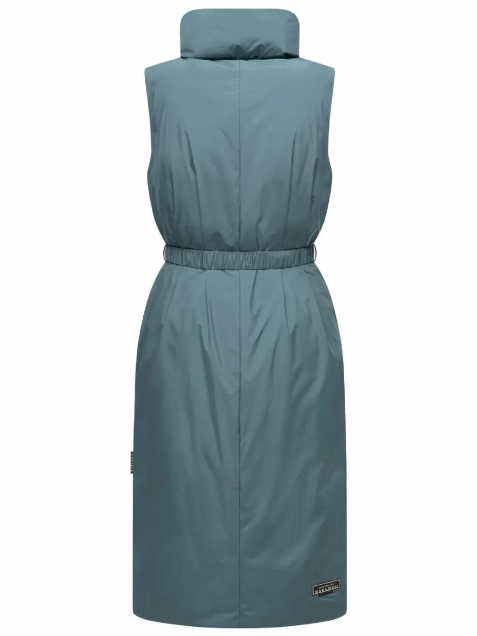 Navahoo Jacken & Westen<Damen Longweste - Abendlied XIV blau uni