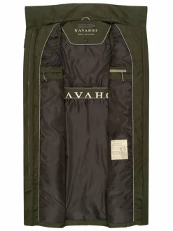 Navahoo Jacken & Westen<Damen Longweste - Abendlied XIV oliv uni