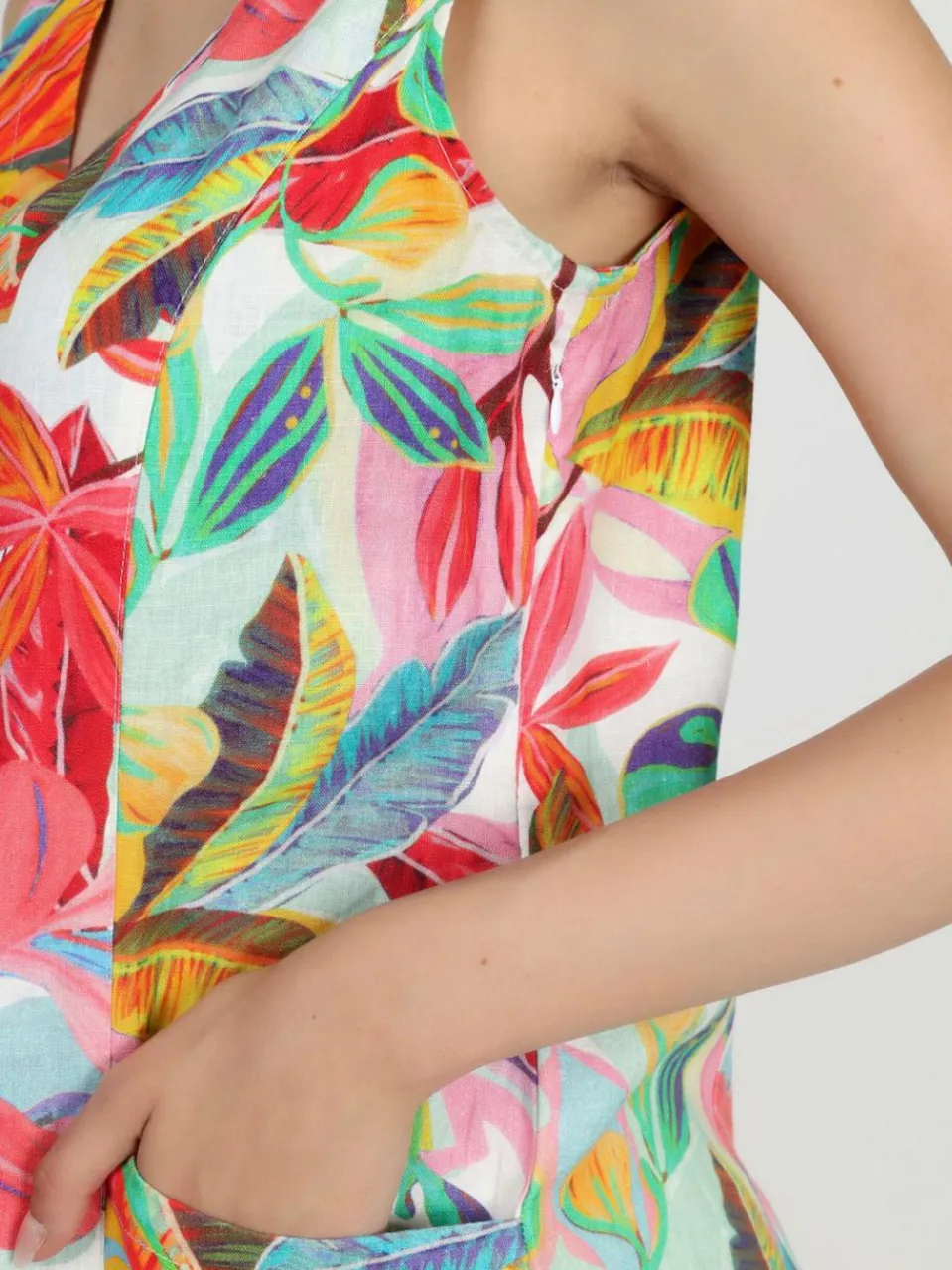 Vicci Germany Kleider<Damen Maxikleid mehrfarbig bedruckt