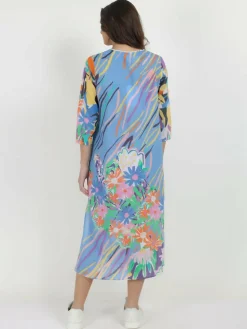 Vicci Germany Kleider<Damen Maxikleid mehrfarbig gemustert