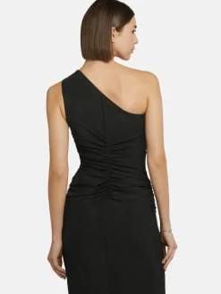 Nicowa Kleider<Damen Maxikleid - DIOWIA schwarz uni