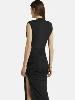 Nicowa Kleider<Damen Maxikleid - MICATE schwarz uni