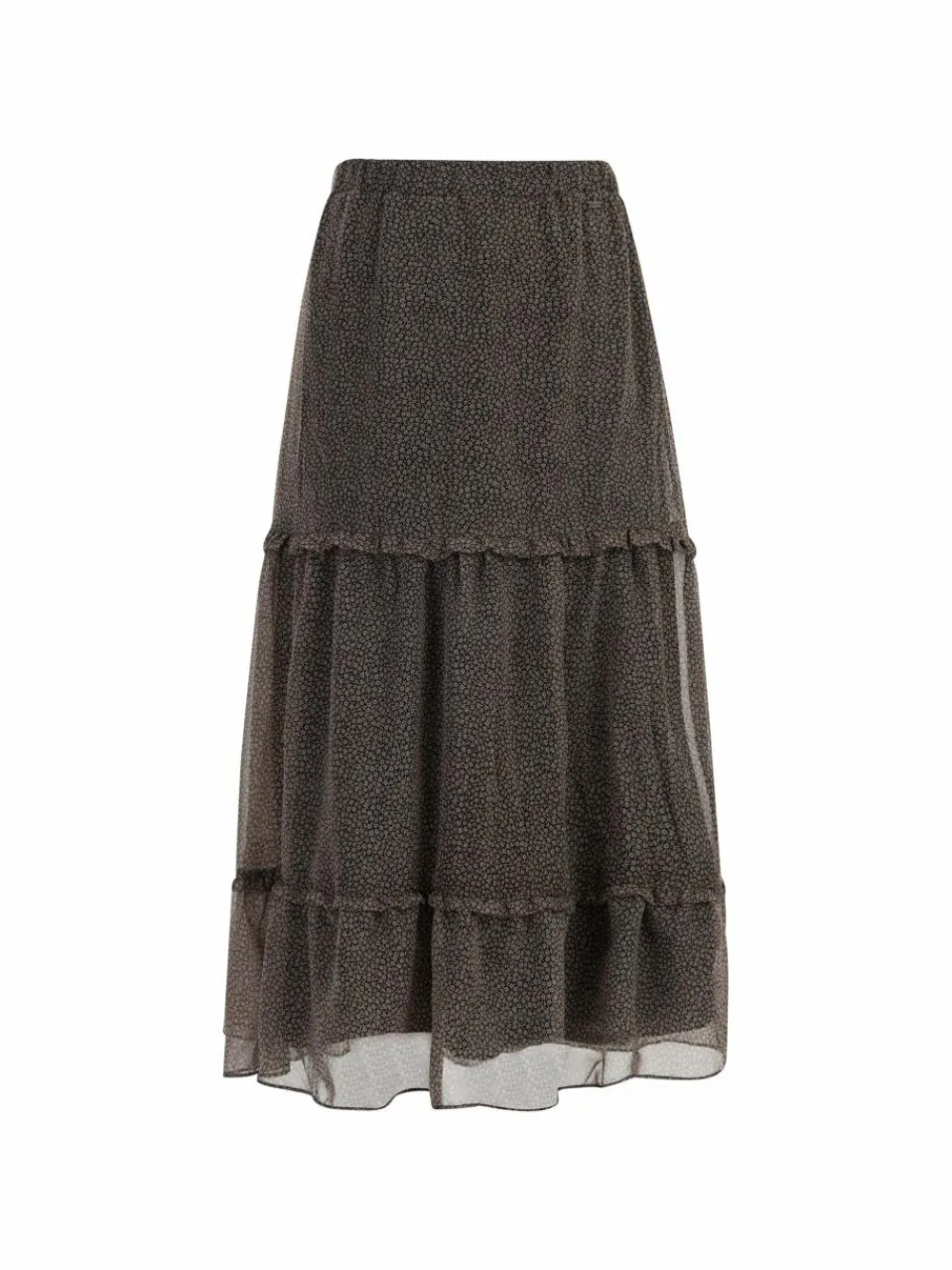 Dreimaster Röcke<Damen Maxirock schwarz gemustert