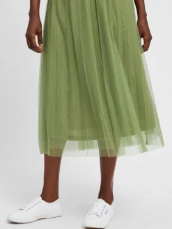 More & More Röcke<Damen Maxirock schilf uni