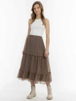 Damen Dreimaster Röcke>Damen Maxirock