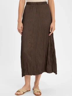 More & More Röcke<Damen Maxirock schoko strukturiert