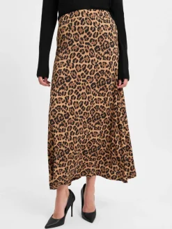 Franco Callegari Collection Röcke<Damen Maxirock camel braun gemustert