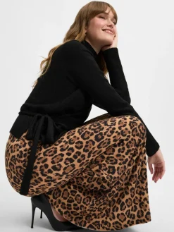 Franco Callegari Collection Röcke<Damen Maxirock camel braun gemustert