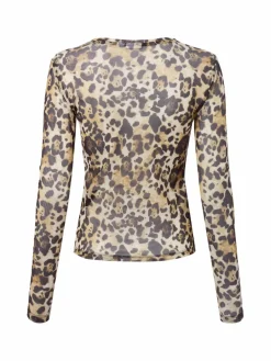 Damen Noisy May Shirts & Tops>Damen Mesh-Langarmshirt - NMJudith