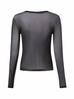 Noisy May Shirts & Tops<Damen Mesh-Langarmshirt - NMJudith schwarz uni