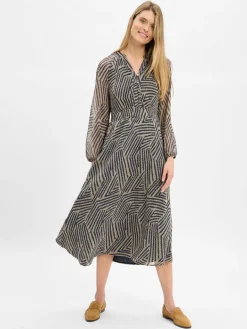 Damen More & More Kleider>Damen Midikleid