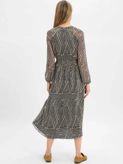 Damen More & More Kleider>Damen Midikleid