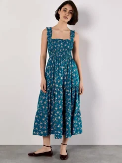 Damen Apricot Kleider>Damen Midikleid