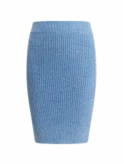 MyMo Röcke<Damen Midirock blau uni