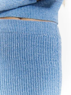 MyMo Röcke<Damen Midirock blau uni