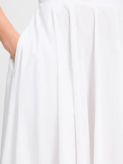 Gant Röcke<Damen Midirock weiß uni