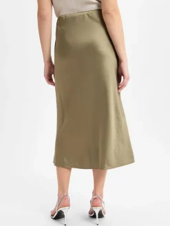 s.Oliver BLACK LABEL Röcke<Damen Midirock oliv uni