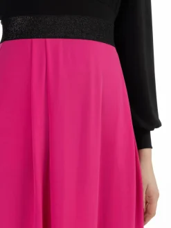 Faina Röcke<Damen Midirock pink uni