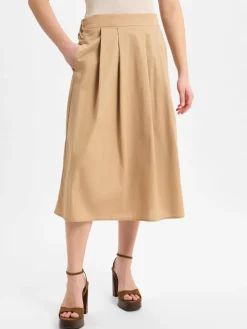 More & More Röcke<Damen Midirock camel uni