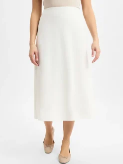 s.Oliver BLACK LABEL Röcke<Damen Midirock ecru uni