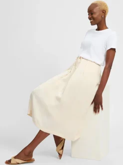 Opus Röcke<Damen Midirock - Ronna sand uni