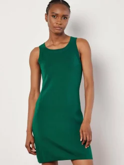 Apricot Kleider<Damen Minikleid grün uni