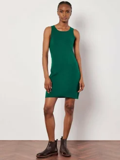 Apricot Kleider<Damen Minikleid grün uni