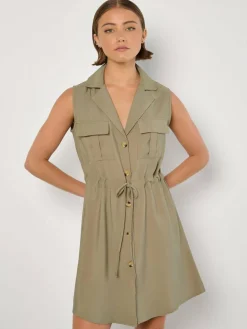 Damen Apricot Kleider>Damen Minikleid