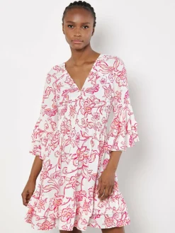 Damen Apricot Kleider>Damen Minikleid