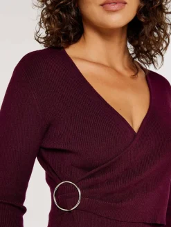 Apricot Kleider<Damen Minikleid rosenholz strukturiert