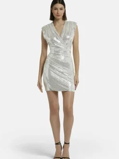 Nicowa Kleider<Damen Minikleid - NOCIWA silber uni