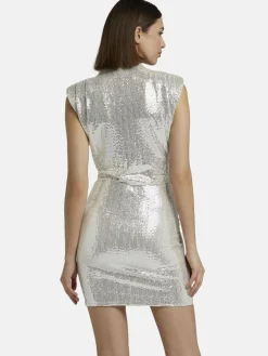 Nicowa Kleider<Damen Minikleid - NOCIWA silber uni