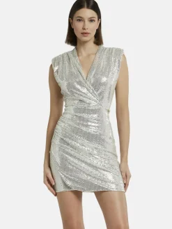 Nicowa Kleider<Damen Minikleid - NOCIWA silber uni