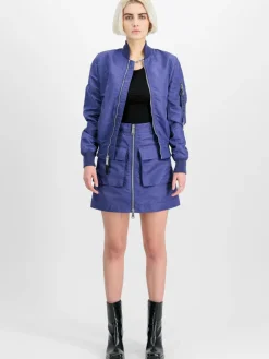 Alpha Industries Röcke<Damen Minirock purple uni