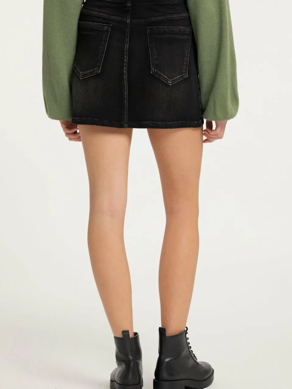 MyMo Röcke<Damen Minirock schwarz meliert