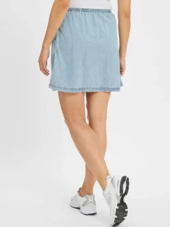 american vintage Röcke<Damen Minirock - Paybou hellblau uni