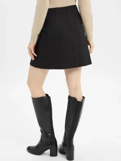 HUGO Röcke<Damen Minirock - Raluni schwarz uni