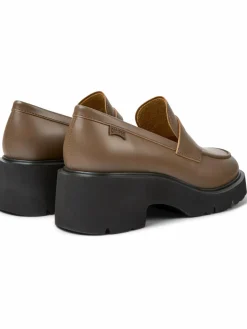 Camper Slipper<Damen Mokassins - Milah braun uni
