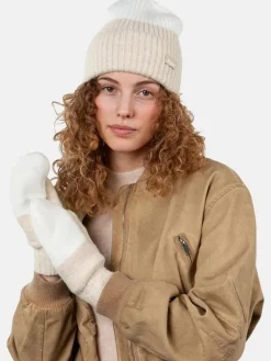 Barts Mützen & Hüte<Damen Mütze beige gestreift