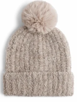 Marie Lund Mützen & Hüte<Damen Mütze beige uni