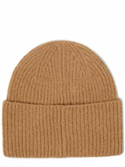 Marie Lund Mützen & Hüte<Damen Mütze camel uni