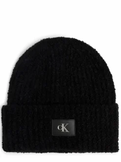 Calvin Klein Jeans Mützen & Hüte<Damen Mütze schwarz uni