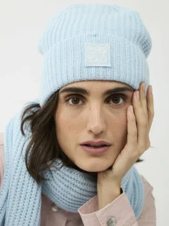 Codello Mützen & Hüte<Damen Mütze hellblau uni