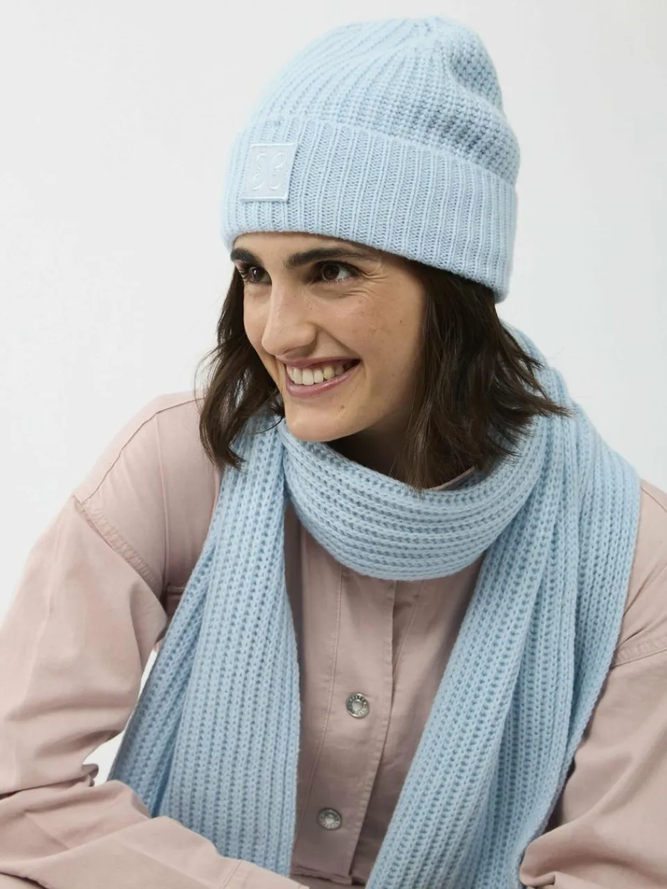 Codello Mützen & Hüte<Damen Mütze hellblau uni