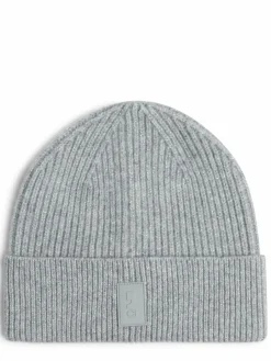 comma casual identity Mützen & Hüte<Damen Mütze hellgrau silber uni