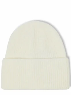 Marie Lund Mützen & Hüte<Damen Mütze ecru uni